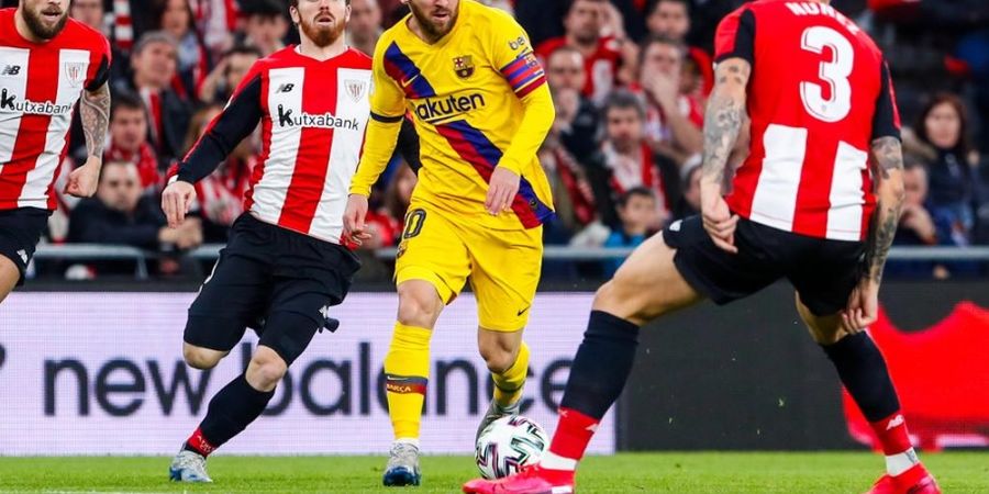 Bilbao Vs Barcelona - Saling Lancarkan Serangan, Pertandingan Masih Skor Kacamata