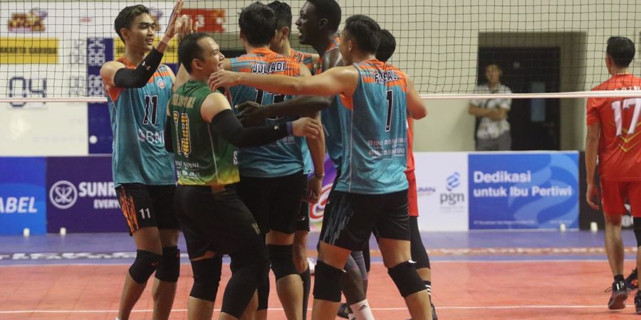 Hasil Proliga 2020 - Jakarta BNI 46 Putra Dekati Fase Final Four