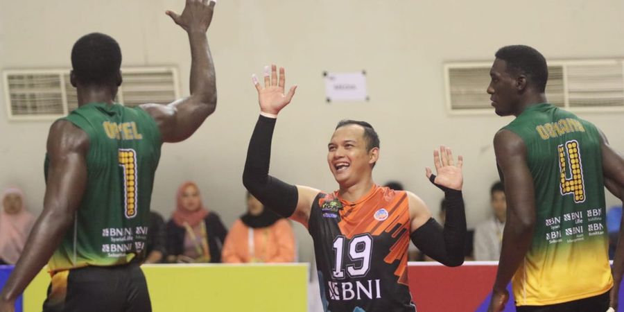 Hasil Proliga 2020 - Putra BNI Tutup Putaran Pertama dengan Kemenangan