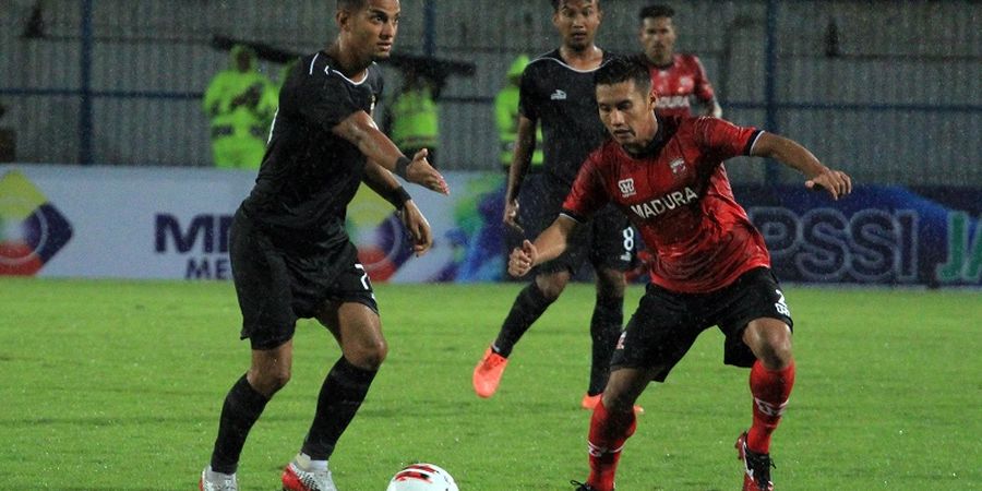 Piala Gubernur Jatim 2020 - Madura United Vs Persik Imbang pada Babak Pertama