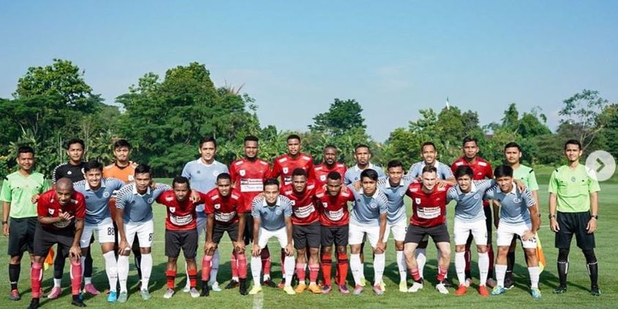 Persipura Raih Hasil Imbang Lawan Sulut United pada Laga Uji Coba