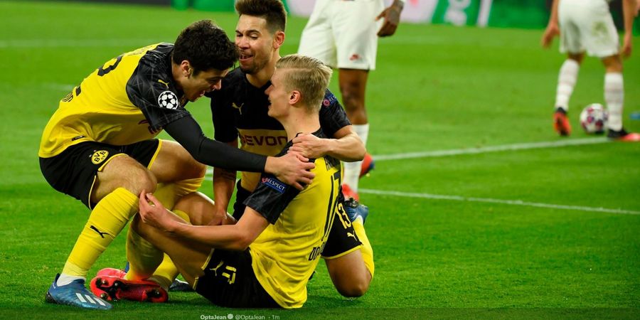 Hasil Liga Champions, 2 Gol Erling Haaland dalam 8 Menit Buyarkan PSG