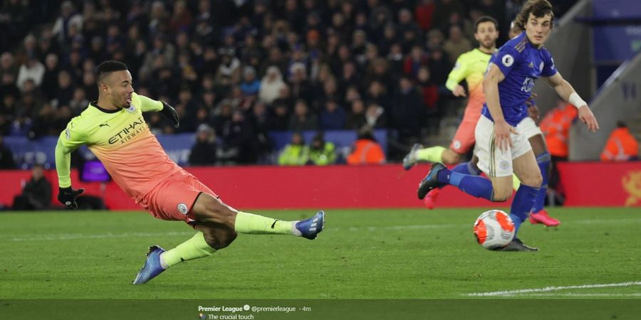 Hasil Liga Inggris - Diwarnai Gagal Penalti, Man City Kalahkan Leicester dengan Skor Tipis