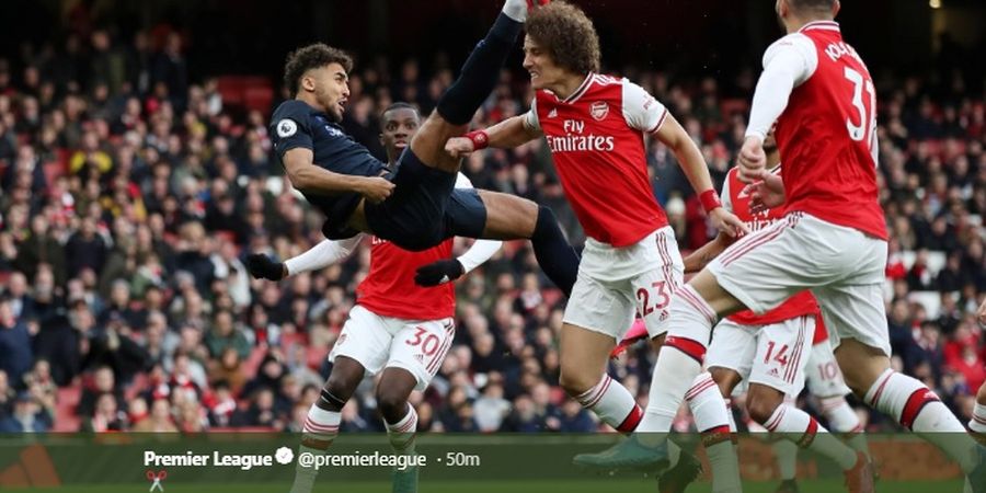 Babak I - Dentuman Empat Gol Warnai Laga Arsenal vs Everton   