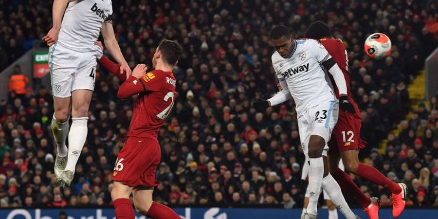 Hasil Babak I - Keunggulan Liverpool atas West Ham Hanya Bertahan 3 Menit