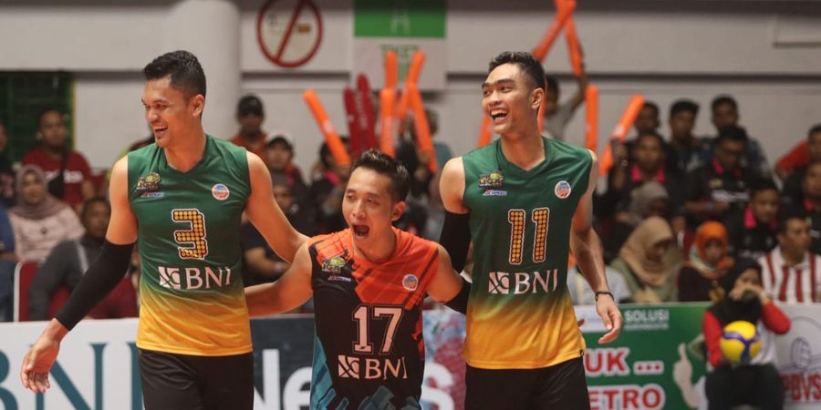 Hasil Proliga 2020 - Kalahkan Juara Putaran Pertama, Tim Putra BNI ke Final Four