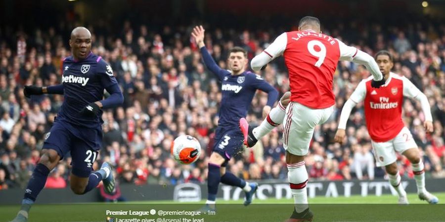 Hasil Liga Inggris - Bungkam West Ham, Arsenal Satu-satunya Tim Tak Terkalahkan Sepanjang 2020