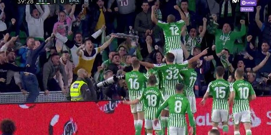 Penalti Menit Akhir Benzema Bawa Real Madrid Tahan Imbang Real Betis di Babak I