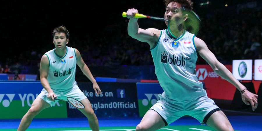 All England Open 2020 - Marcus/Kevin Diuntungkan dari Kesalahan Lawan