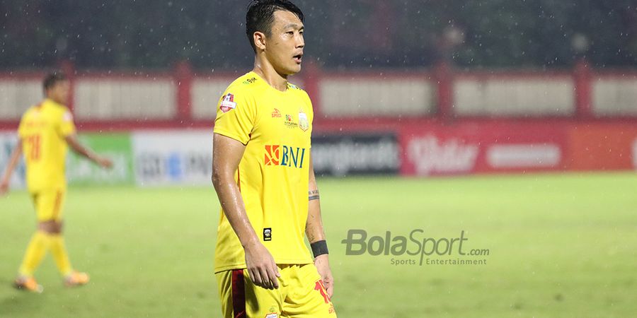 Latihan Bersama di PTIK, Pemain Bhayangkara FC Tetap Jaga Jarak