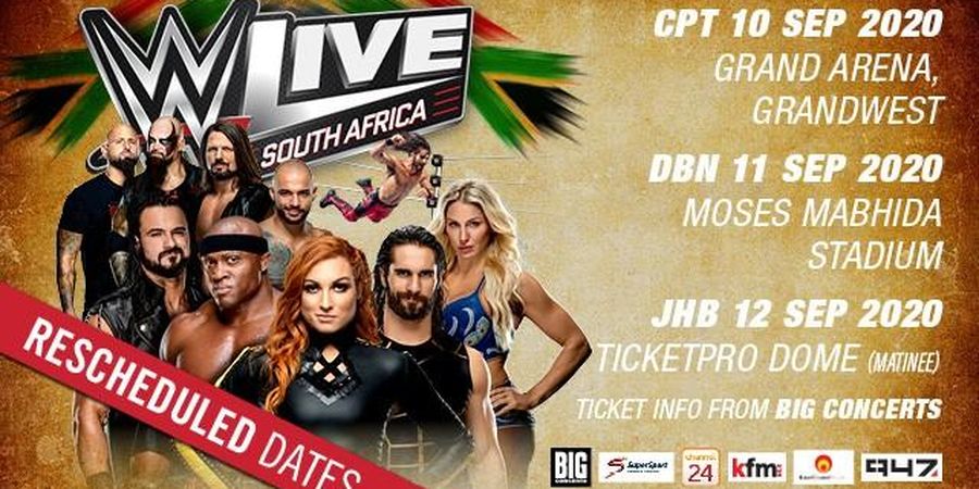 Dampak COVID-19, WWE Resmi Tunda Jadwal Turnya Ke Afrika Selatan