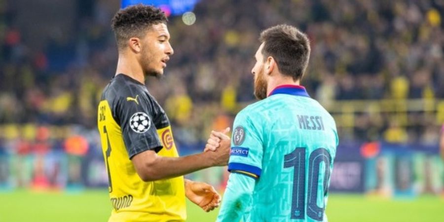 Di Usia Sama, Jadon Sancho Punya Statistik Jauh Lebih Hebat dari Messi-Ronaldo