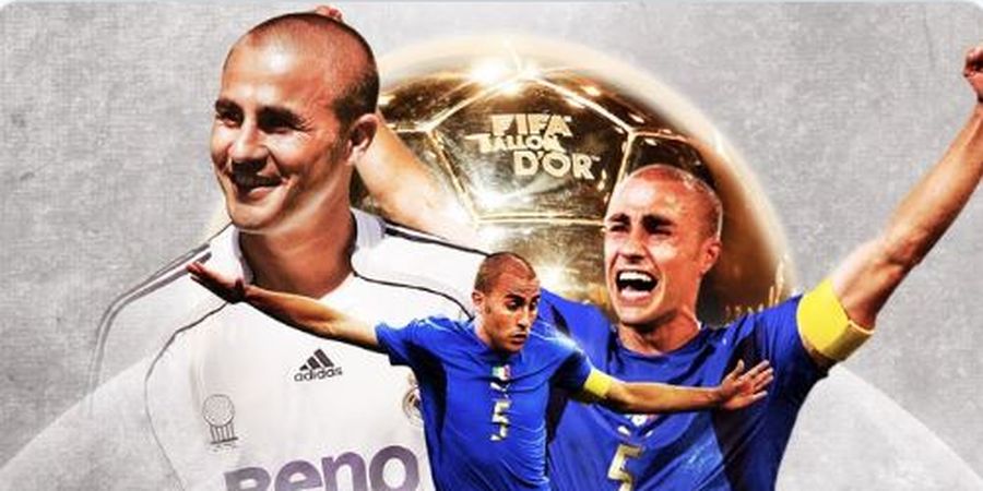 Cannavaro Jadi Bek yang Menang Ballon d'Or 2006 karena Dipilih dengan Mata Merem