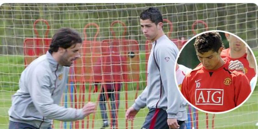 1 Kalimat Ruud van Nistelrooy yang Buat Cristiano Ronaldo Nangis di Man United