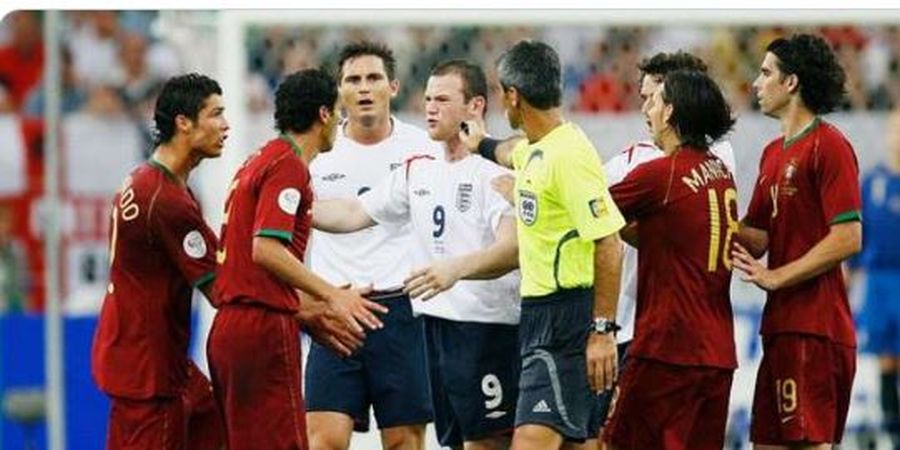 Ronaldo Minta Maaf soal Kedipan Mata Usai Bikin Rooney Kartu Merah