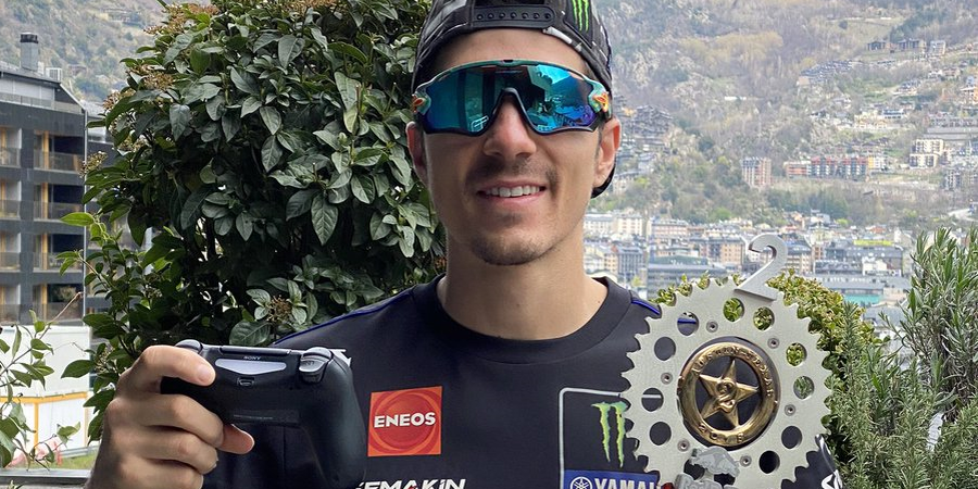 MotoGP Virtual 3 - Senangnya Maverick Vinales meski Jatuh dan Tersungkur 2 Kali