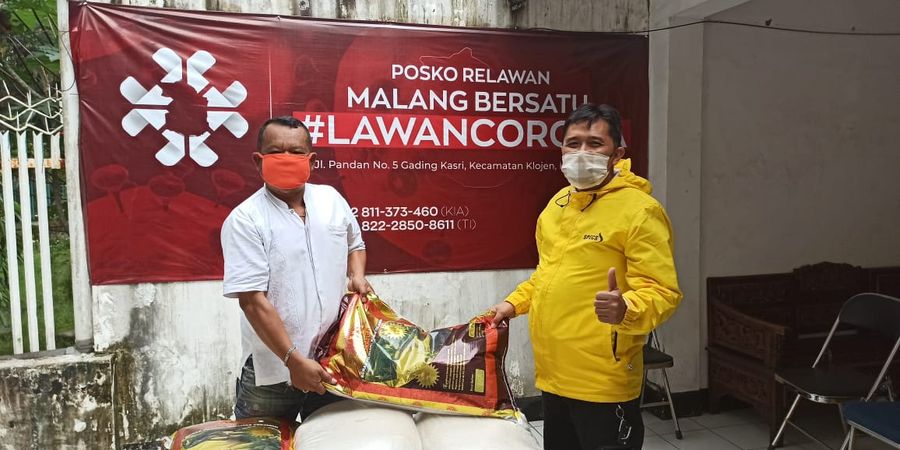 Bantu Warga Terdampak COVID-19, Waketum PSSI Donasi 500 Kg Beras