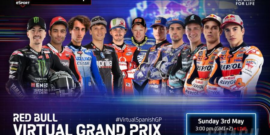 Link Live Streaming MotoGP Virtual Ke-3 - Menanti Marc Marquez Raih Gelar