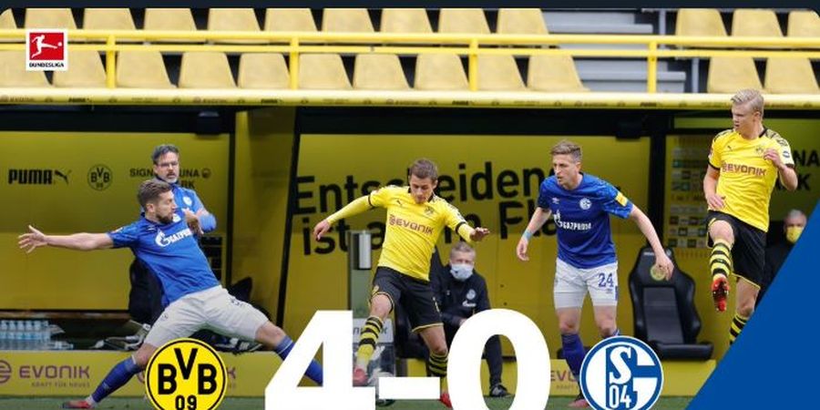 Meski Kalah, Schalke Buat Rekor Setelah Bundesliga Dimulai Lagi