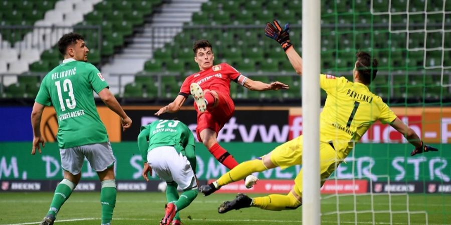 Hasil Bundesliga - Kai Havertz Cetak Brace, Bayer Leverkusen Bantai Werder Bremen