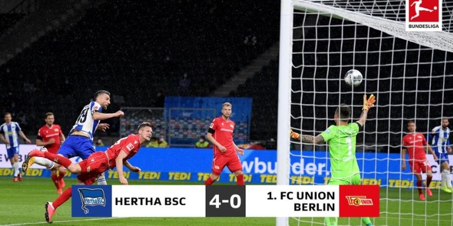 Hasil Bundesliga - Krzysztof Piatek Memble Lagi, Hertha Berlin Hajar Union Berlin 4-0