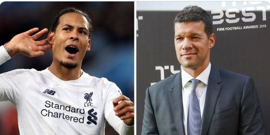 Ballack Sebut Van Dijk Jadi Bek Terbaik Liga Inggris karena Tak Ada 9 Pemain Hebat