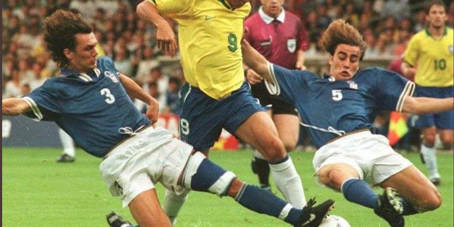 DUEL KLASIK - 8 Juni 1997, Uji Coba Super, Italia dan Brasil Bagi Angka 3-3