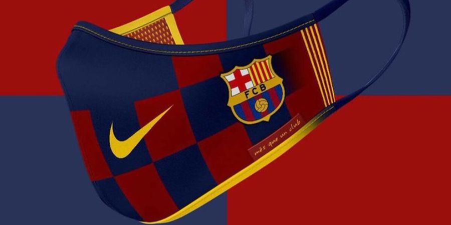 Harga Masker Barcelona Paling Mahal, Jualan Sebulan Bisa Naik Haji