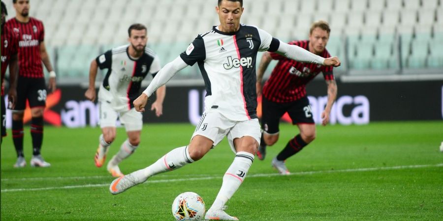 Babak I Juventus Vs AC Milan - Ronaldo Gagal Penalti, I Bianconeri Tertahan