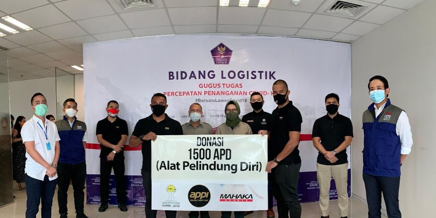 Galang Donasi, APPI Serahkan 1.500 APD kepada Gugus Tugas COVID-19