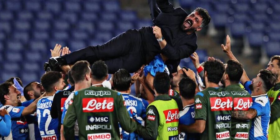 Rengkuh Gelar Coppa Italia, Napoli Kini Bersatu Berkat Gennaro Gattuso