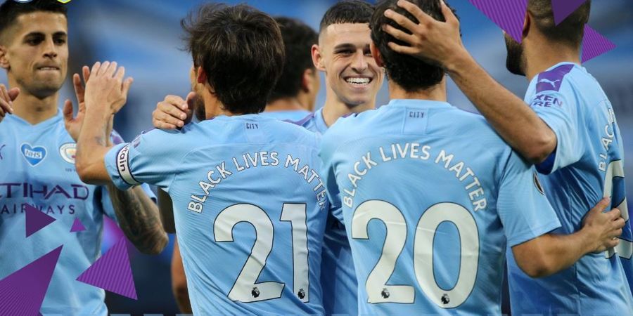 Hasil Liga Inggris - Menang 5-0, Manchester City Ganggu Jalan Liverpool Juara