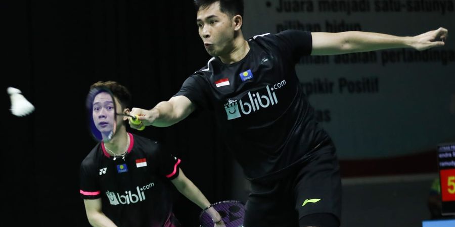 Jadwal PBSI Home Tournament - Marcus Gideon dan Kevin Sanjaya Saling Melawan