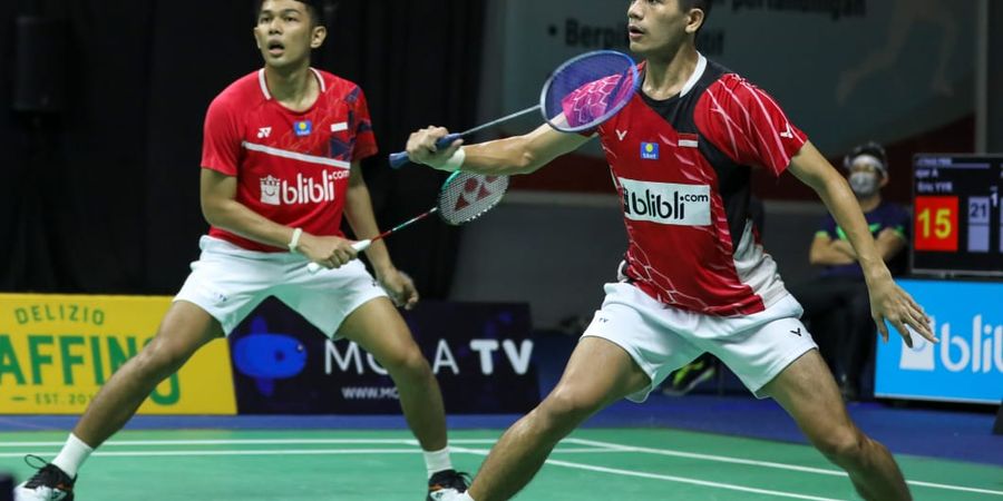 Rekap Hasil dan Klasemen PBSI Home Tournament - Fajar/Yeremia Geser Kevin/Reza di Puncak