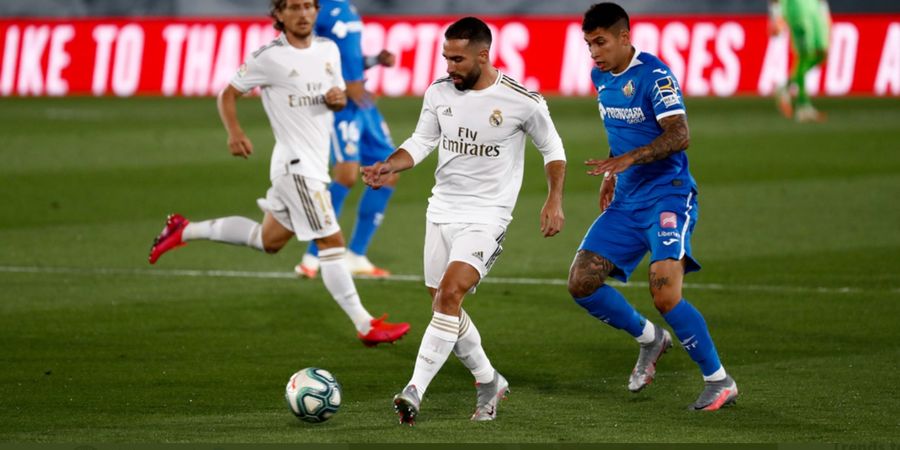 Babak I Liga Spanyol - Real Madrid Ditahan Imbang 0-0 Getafe