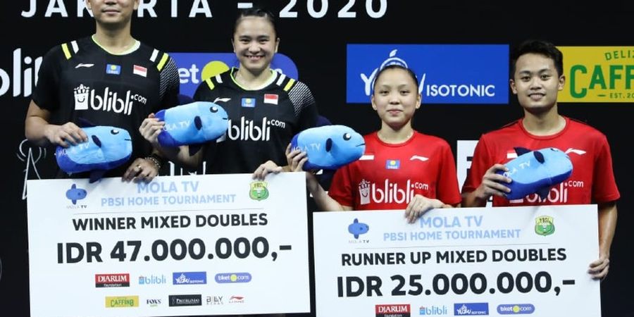 PBSI Home Tournament - Akbar/Winny Adaptasi Bak Anak Kecil Belajar Jalan