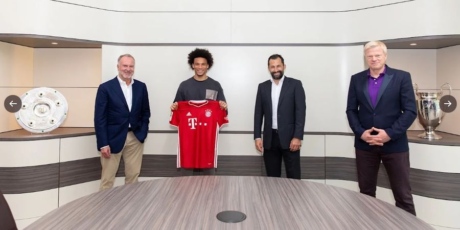 Dengan Mahar Rp 989 Miliar, Leroy Sane Resmi Gabung Bayen Muenchen