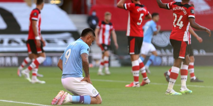 Hasil Liga Inggris - Gara-gara Blunder, Man City Keok dari Southampton