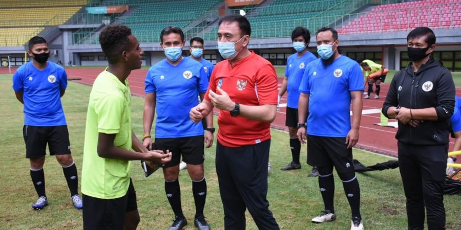 Kunjungi TC Timnas U-16 Indonesia, Ini Pesan Ketua Umum PSSI