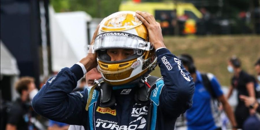 GP F2 Hungaria 2020 - Masalah Elektronik Bikin Sean Gelael Finis Ke-17