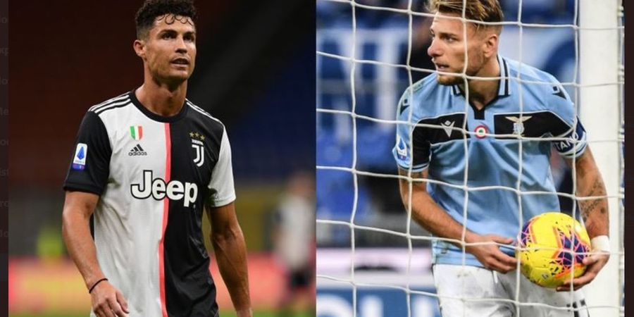 Bantu Lazio Cukur AS Roma, Ciro Immobile Lebih Tajam dari Cristiano Ronaldo