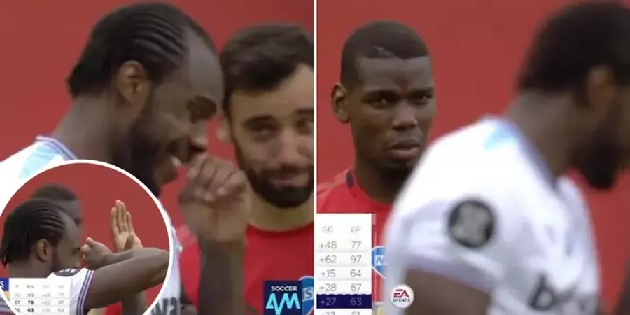 VIDEO - Paul Pogba Hanya Melongo Saat Antonio dan Bruno Fernandes Mengejek Handball-nya