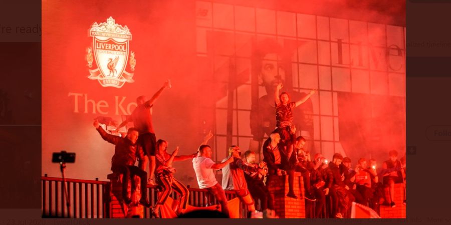 Liverpool Kecewa, Para Fan Abaikan Aturan untuk Rayakan Gelar Liga Inggris