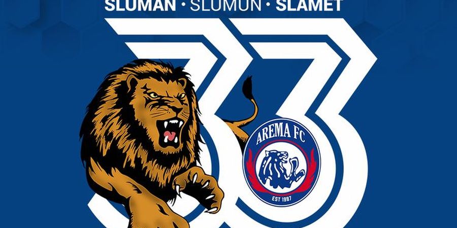 Rayakan Ulang Tahun ke-33, Arema FC Lepas Hak Cipta Logo untuk Publik