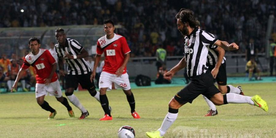 Sebelum Jadi Pelatih Juventus, Andrea Pirlo Sempat Unjuk Gigi di GBK