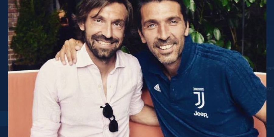 Buffon Lebih Tua dari Pirlo: Jadi Saya Harus Memanggilmu Pelatih?