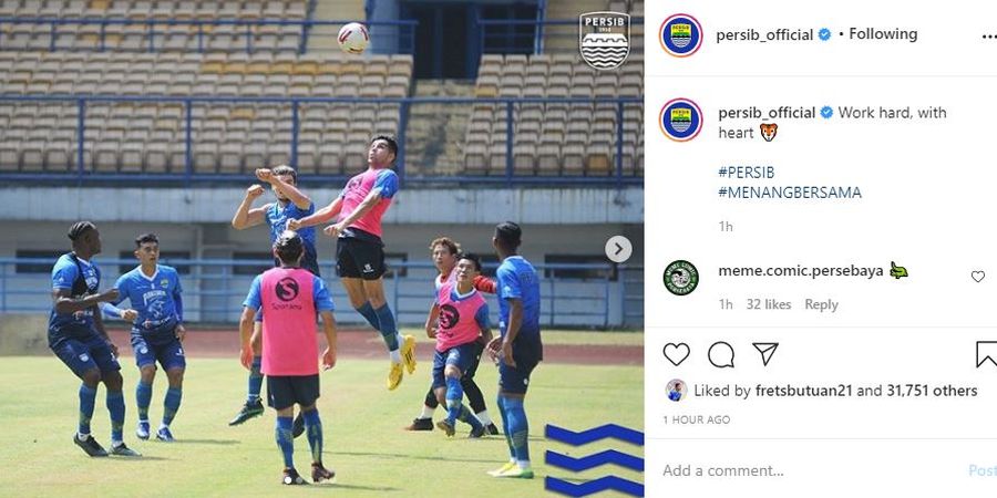 5 Pemain Tak Nampak Batang Hidungnya saat Latihan Perdana Persib