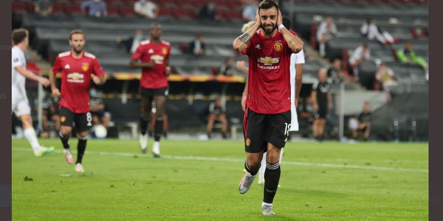 Hasil Liga Europa - Man United ke Semifinal berkat Penalti Bruno Fernandes Menit 95