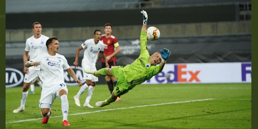 VIDEO - Kiper Kobenhavn Jempalitan Bikin 13 Penyelamatan, Man United Temukan Pengganti De Gea?