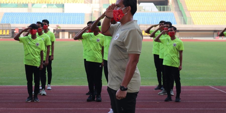 Timnas U-16 Indonesia Gelar Upacara Bendara Peringati HUT ke-75 RI